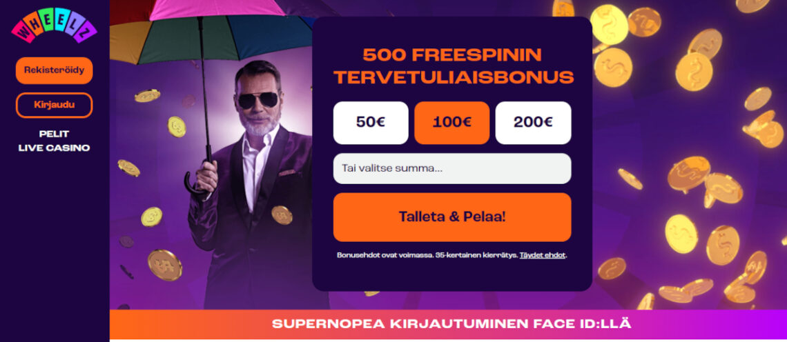Wheelz talletusbonus