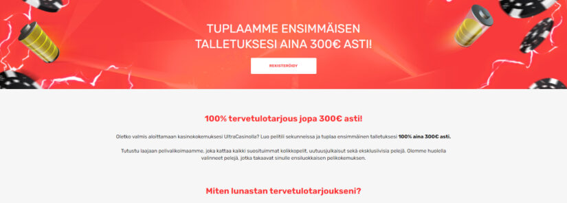 ultra casino bonus
