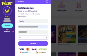 Neteller talletusta varten tarvitaan Neteller ID, sähköposti ja talletussumma