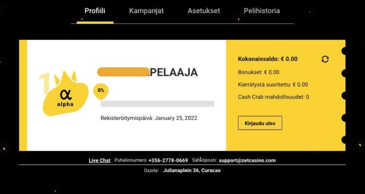 Zet casino vip ohjelma