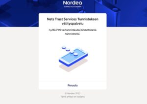Talletus laskulla maksun vahvistaminen verkkopankin mobiilisovelluksessa