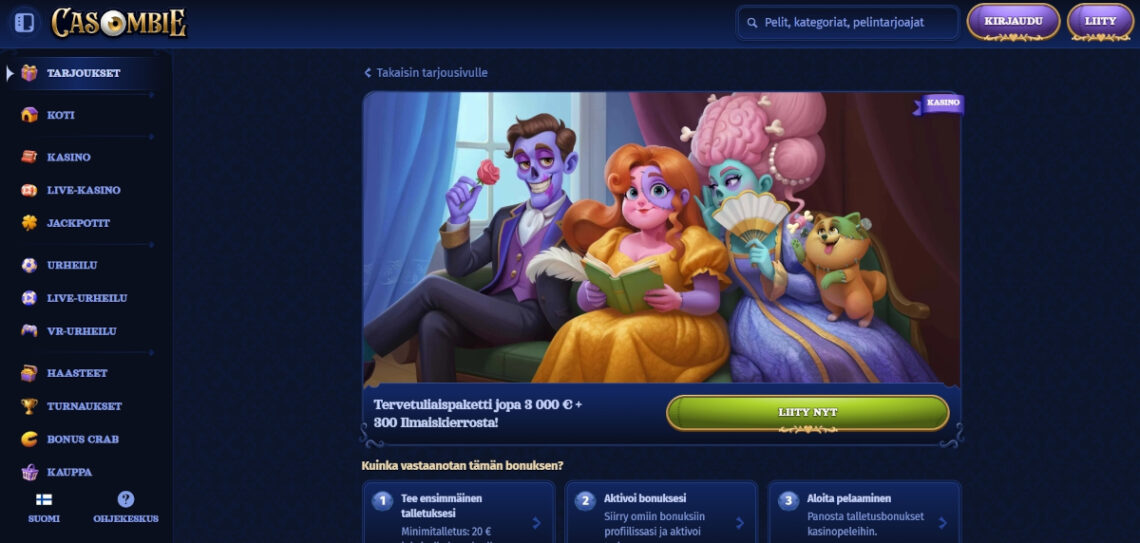 casombie talletusbonus