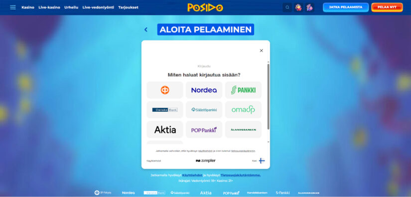 posido rahansiirrot