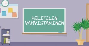 Pelitilin vahvistaminen