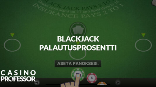 Blackjack palautusprosentti