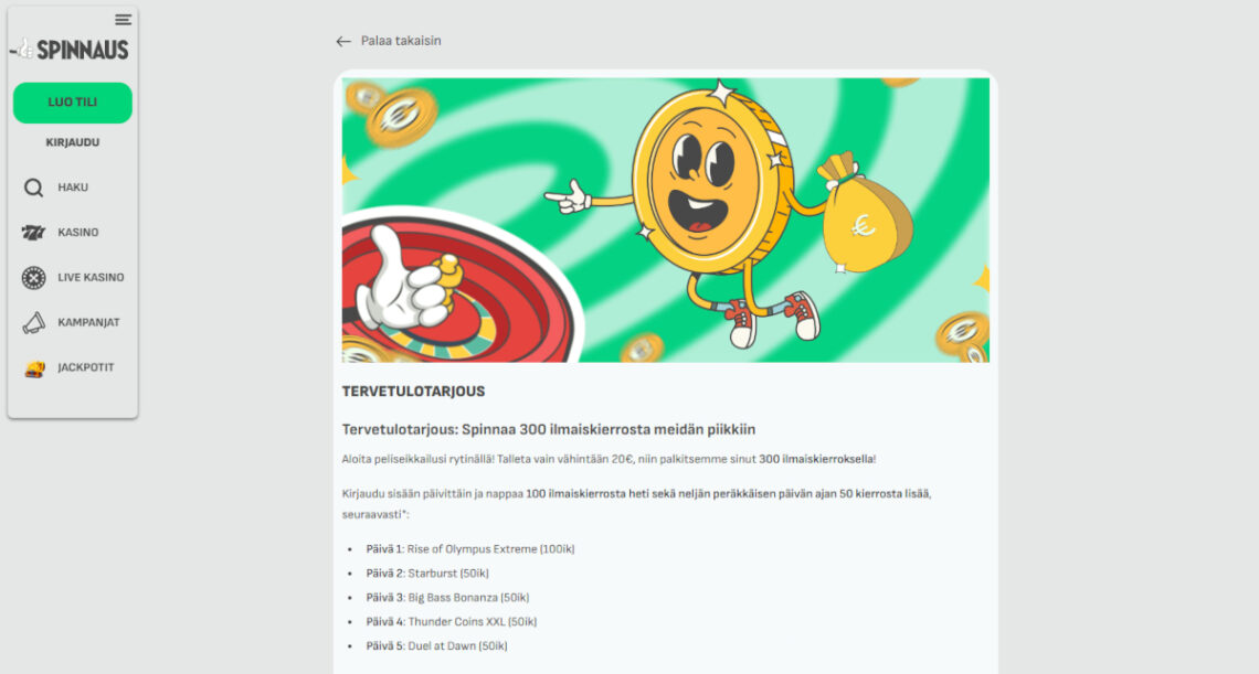 Spinnaus ilmaiskierrokset