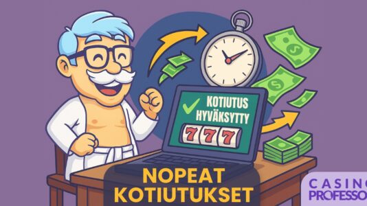 Nopeat kotiutukset – Kasinot ja maksutavat esiteltynä