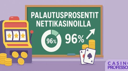 Paras palautusprosentti nettikasinolla – Jopa 99% RTP:n pelit!