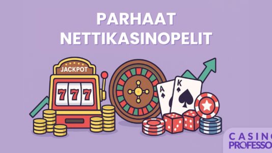 Parhaat nettikasinopelit – Etsi itsellesi sopivin kasinopeli