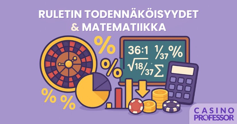 ruletti todennäköisyydet