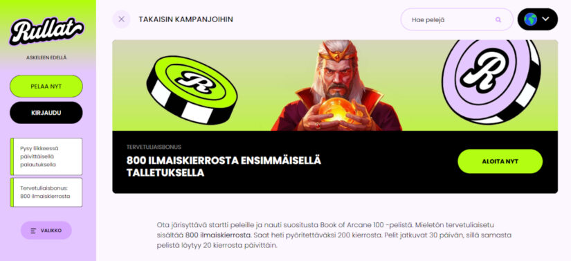 rullat bonus