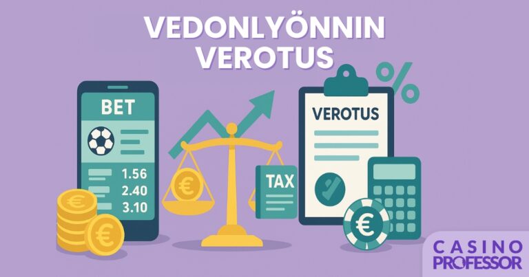 vedonlyönnin verotus