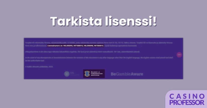 vedonlyönti vero lisenssi