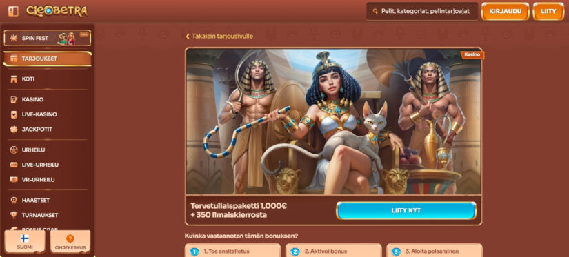 cleobetra bonus