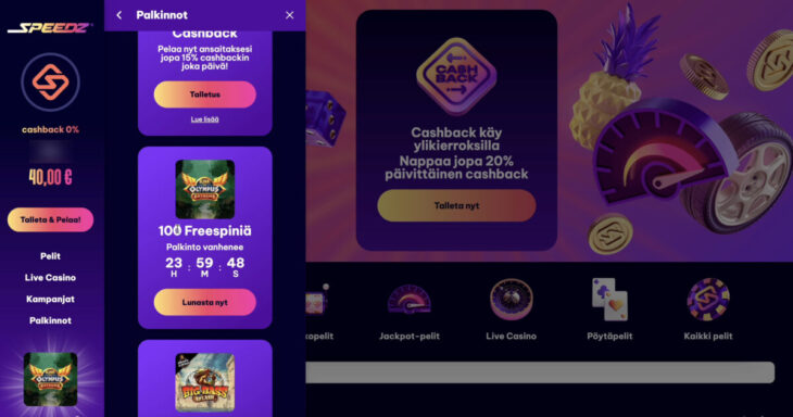 Speedz talletusbonus