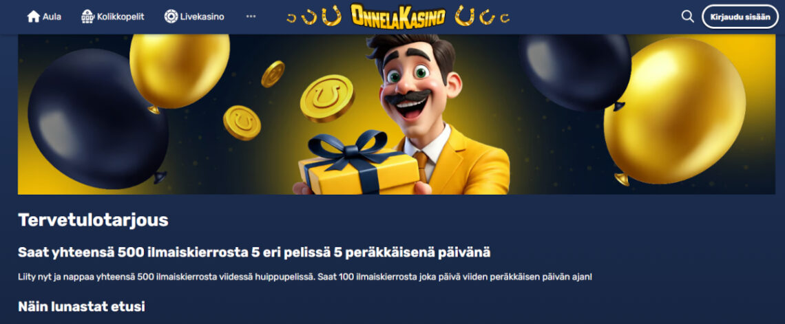 onnela kasino talletusbonus