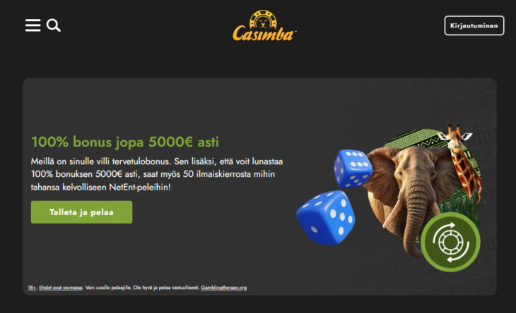 casimba talletusbonus