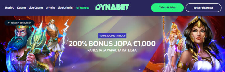 dynabet talletusbonus