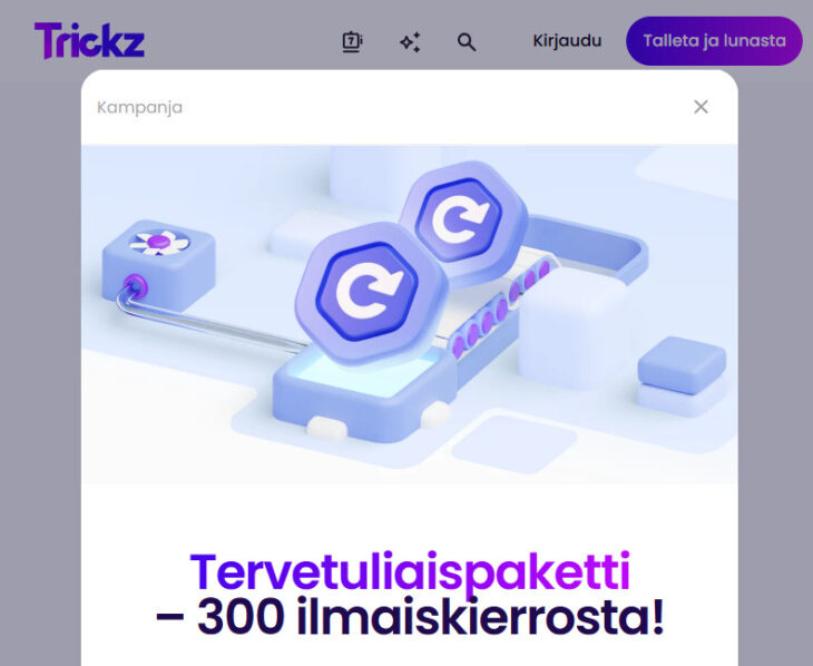 trickz talletusbonus