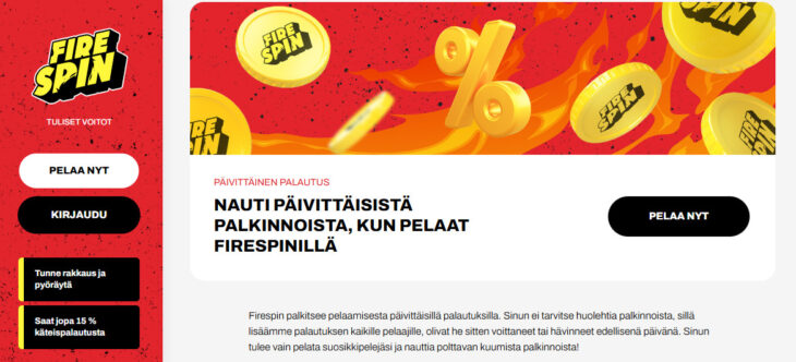 firespin bonus cashback