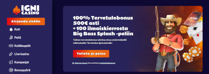 igni casino talletusbonus