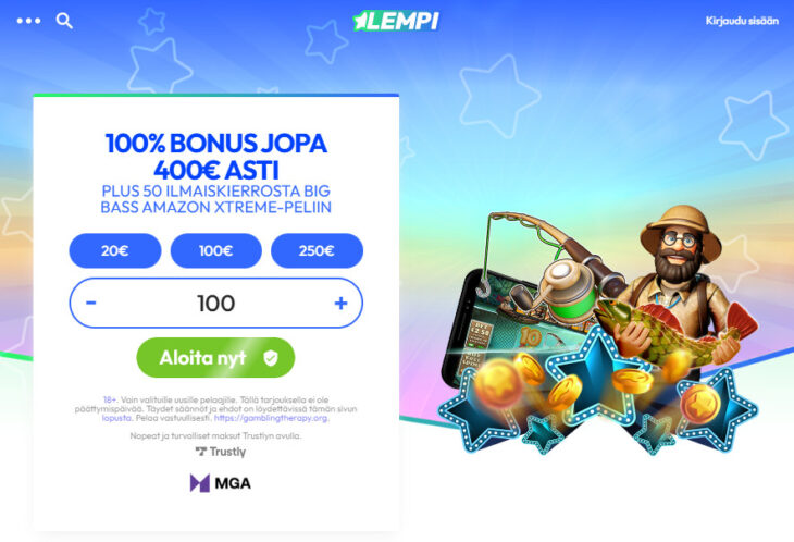lempi talletusbonus
