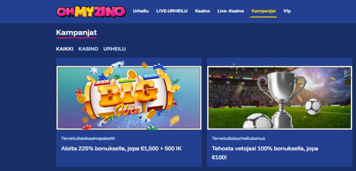 ohmyzino talletusbonus