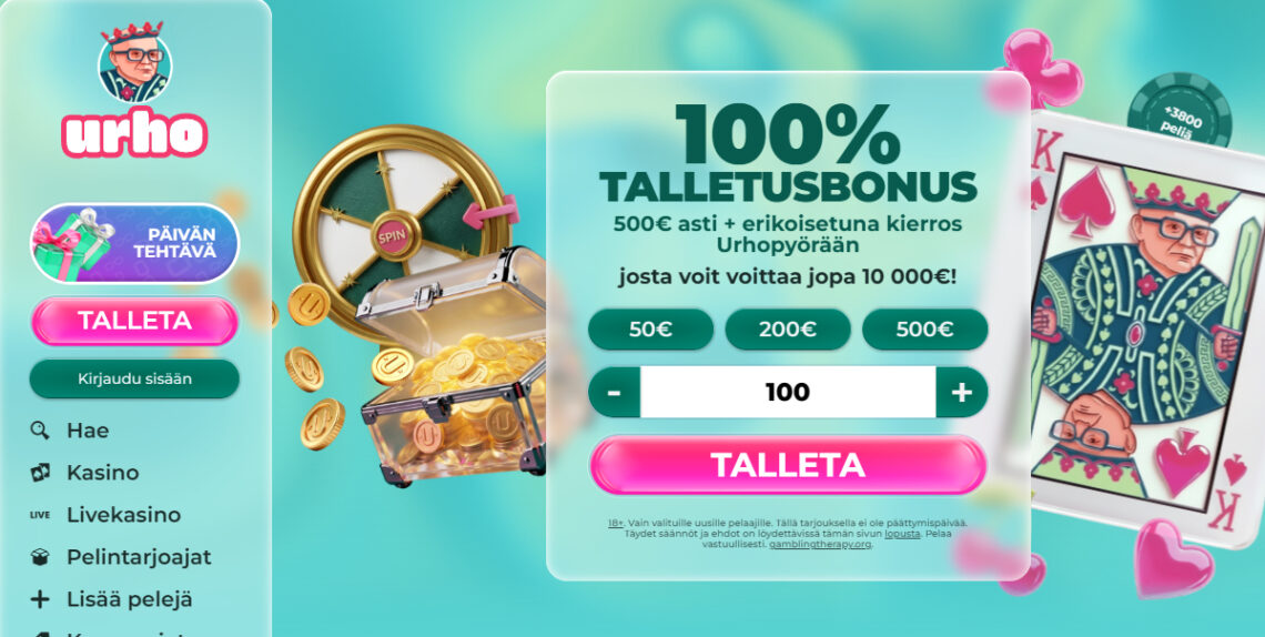 urho kasino talletusbonus