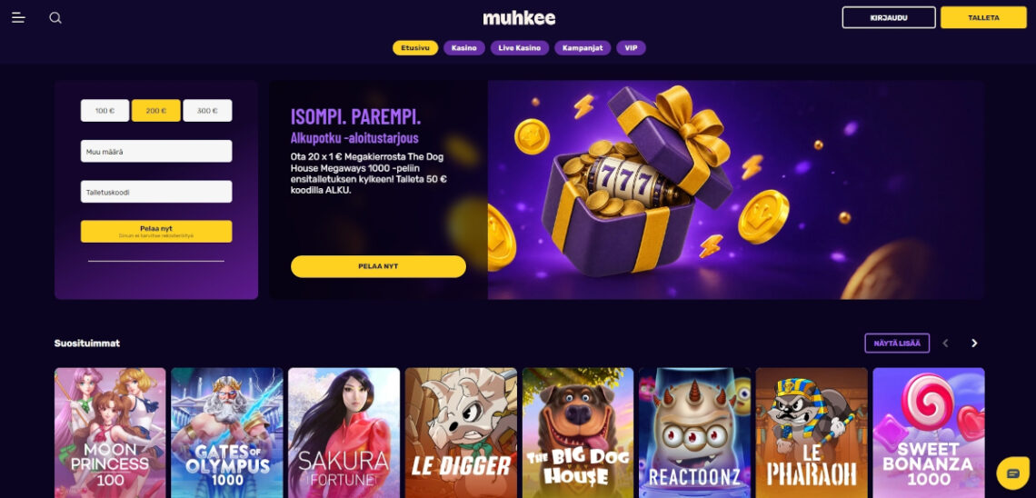 muhkee casino etusivu