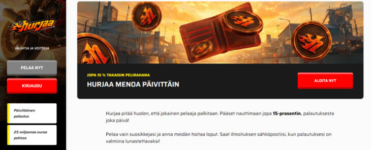 hurjaa bonus cashback