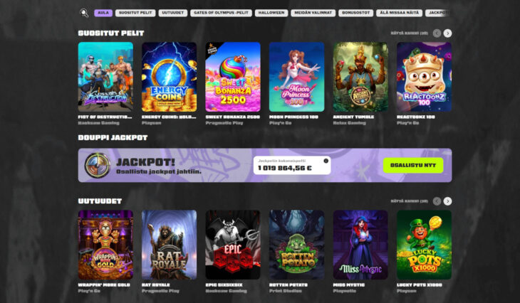 douppi casino pelit